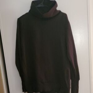 New Athletic Works Men's Dark Bkack Turtleneck Sweater